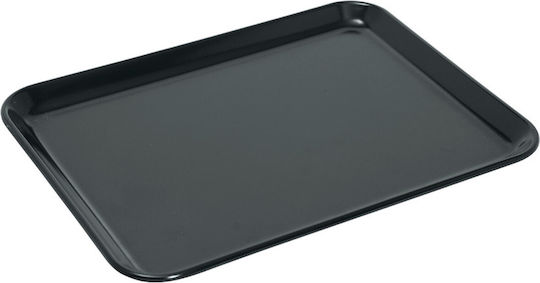 Melamin-Lebensmittelpräsentationstablett 300x150x17mm Schwarz Hendi 569016