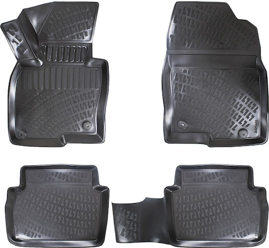 Umbrella Set Covorașe Față și Spate 4buc din Furtun pentru Mazda CX-5 2012-2017 Negre