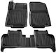 Umbrella Σετ Μπροστινά και Πίσω Πατάκια 4τμχ για Renault Rapid Skoda Rapid 2012-2015 Μαύρα