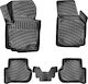 Umbrella Set of Front and Rear Mats 4pcs for Skoda Yeti 2009-2017 Black