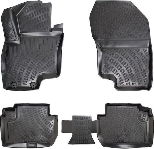 Umbrella Set Covorașe Față și Spate 4buc din Furtun pentru Mitsubishi Outlander 2020+ Negre