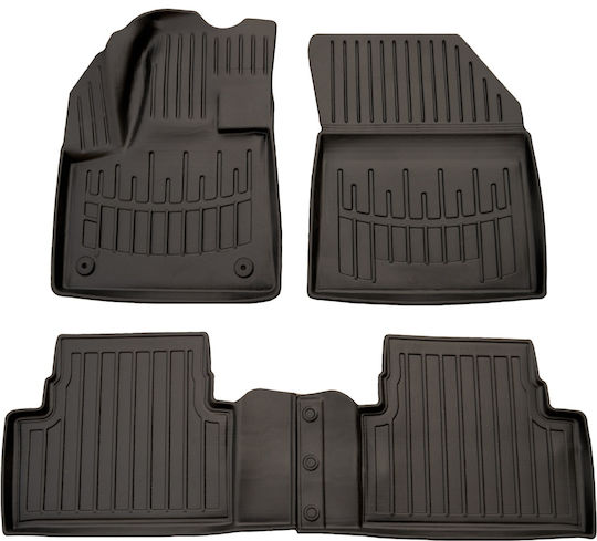 Umbrella Set of Front and Rear Mats 4pcs for Citroen C5 Aircross 2018+ Black