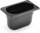 Gn 1/9 Food Container Made Black Polycarbonate 176x162x100mm 1l Hendi 862827