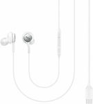 Samsung EO-IC100BWEGEU În ureche Handsfree cu două căști cu mufă USB-C Alb