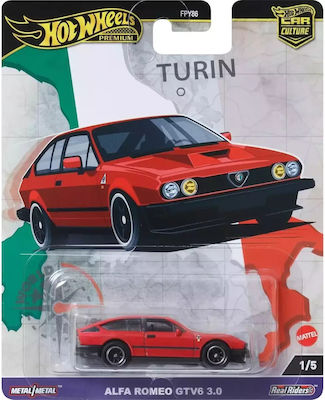 Hot Wheels Car Culture: Alfa Romeo GTV6 3.0 Car for 3++ Years