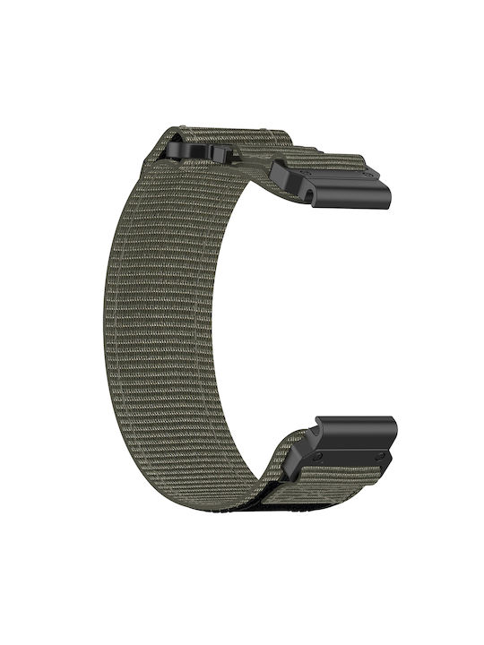 Techsuit Кайшка За Смарт Часовник Quickfit 26mm W057 Garmin Fenix 3/3 Hr 5x 5x Plus 6x 6x Pro 7x 7x Pro Solar Сив