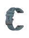 Techsuit Armband Silikon Türkis (Garmin Instinct)