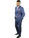 Men's Summer Suit Slim Fit Blue Terylene