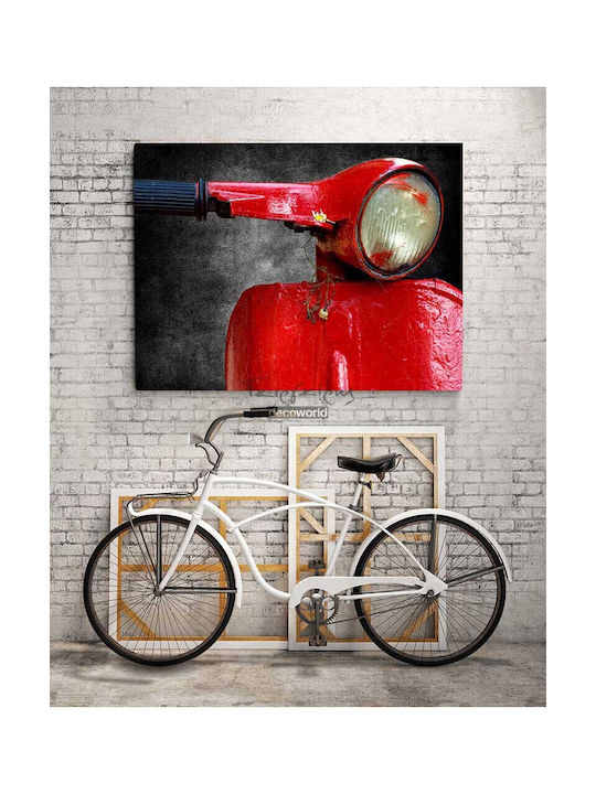 Canvas Painting Vespa Knv86 30cm X 40cm