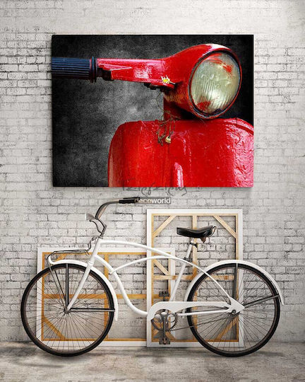 Leinwandgemälde Vespa Knv86 30cm x 40cm