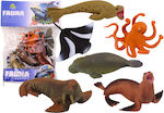 Миниатюрна Играчка Sea Animal Figures Бежов