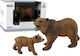 Lean Toys Urs Grizzly Cu Pui