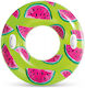Intex Tropical Fruit Kids' Swim Ring with Handles and Diameter 170cm. from 9 Years Old Green Καρπούζι