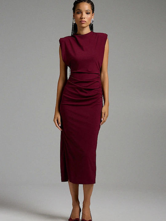 BSB Midi Rochie Burgundy