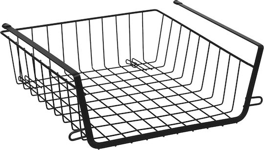 5Five Raft Suspendat F-V Metalic 31.5x31x12cm Negru