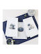 Borea Tea Towel from 100% Cotton in White Color 50x70cm 3pcs