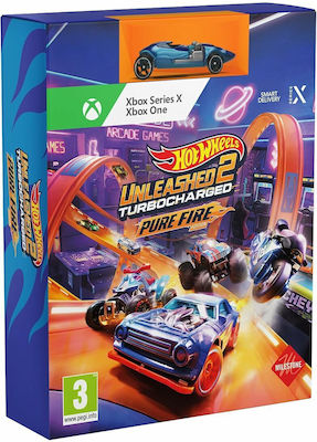 Hot Wheels Unleashed 2: Turbocharged Pure Fire Edition Xbox Series X Game (French Cover)