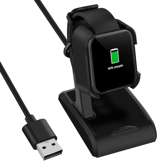 Charging Station Xiaomi Redmi Watch Mi Watch Lite Usb Plug 90cm Black