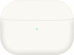 AirPods Pro Silikonhülle Soft-Touch Matt-Effekt Qi Drahtloses Laden Weiß AirPods Pro Silikonhülle Soft-Touch Matt-Effekt Qi Drahtloses Laden Weiß