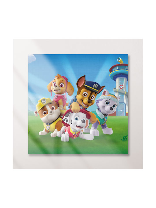 Παιδικός Πίνακας Paw Patrol σε Καμβά 65x65εκ.