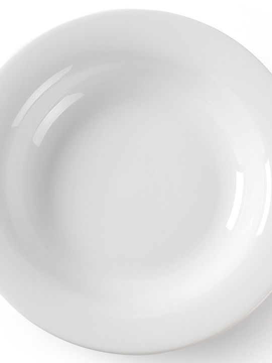 Hendi Plate Soup made of Porcelain White with Diameter 22cm 12pcs