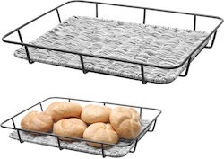 Hendi Brotkorb Inox Gray 40x30x5cm Hendi Brotkorb Inox Gray 40x30x5cm