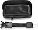 Bike Motorcycle Phone Mount Mirror Mount Waterproof Zipped Cover Black