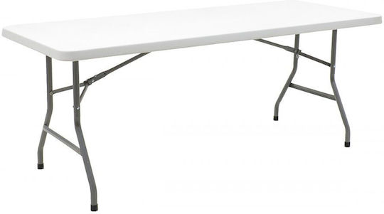 Masă Catering Pliabil 152x75x72buc Alb Masă Catering Pliabil 152x75x72buc Alb