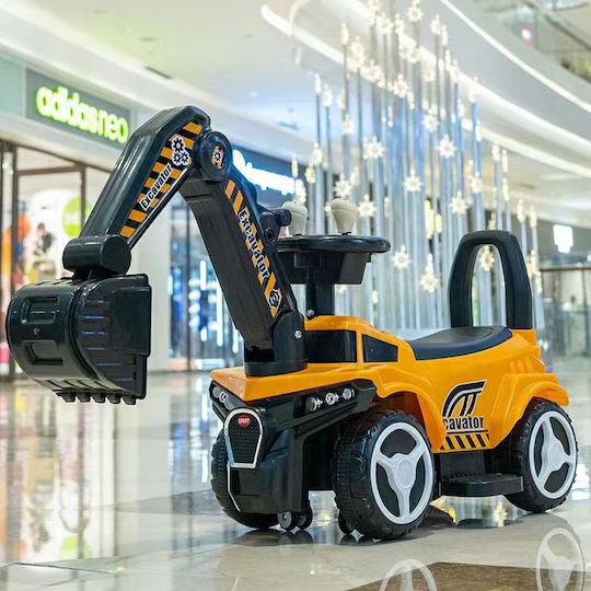 Homeone Εσκαφέας Αυτοκινητάκι Ride On για 12+ μηνών Κίτρινο