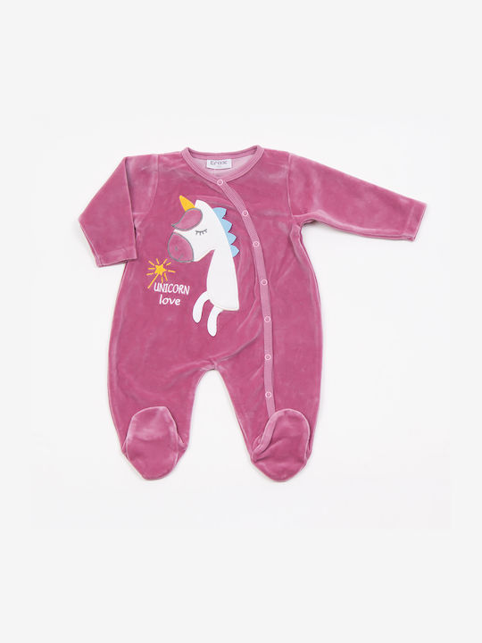 Trax Baby Bodysuit Velvet Rose