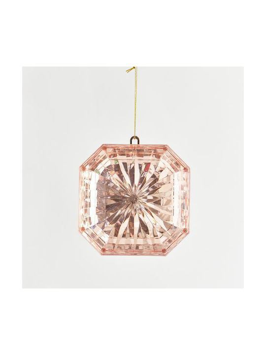 Square Diamond Ornament Rose Gold 12x5x13cm