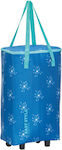 Shopping Trolley Blue 33x20x63cm