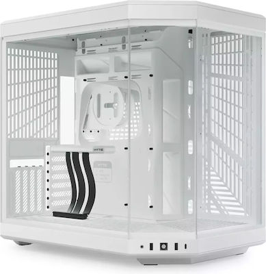 HYTE Y70 Midi Tower Computer Case Snow