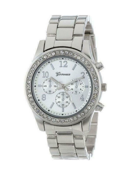 PS Silver Women's Watch with Silver Metal Bracelet