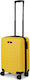 CAT Cabin Travel Suitcase Hard Yellow with 4 Wheels Height 50cm