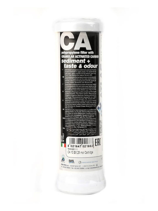 Atlas Filtri Ersatz-Wasserfilter für die Arbeitsplatte und unter der Arbeitsplatte 25 μm (Mikrometer)