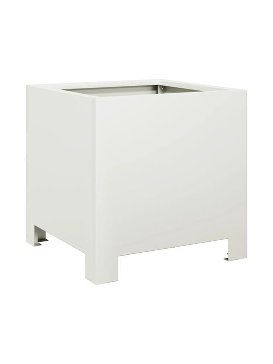 vidaXL Κήπου Planter Box 30x30cm White 851187