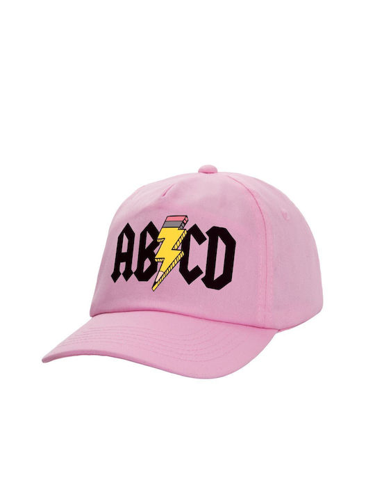 Koupakoupa Kids' Hat Jockey Fabric Abcd Pink