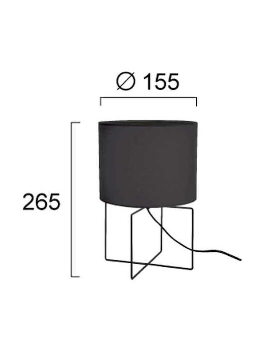 Viokef Διακοσμητικό Φωτιστικό E27 15.5x26.5εκ.