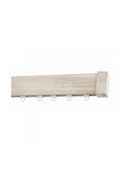 Anartisi Ideal One-Way Metallic Curtain Track 3...
