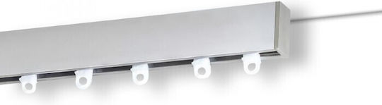 Anartisi Eagle One-Way Metallic Curtain Track Silver 400cm 513718-06