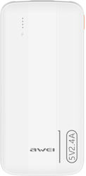 Awei P20K Power Bank 10000mAh with 2 USB-A Port...