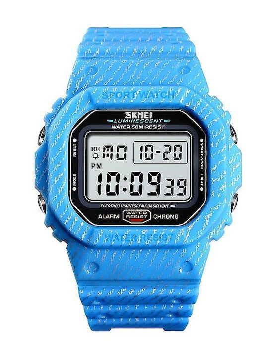 Skmei Ψηφιακό Ανδρικό Ρολόι 51mm Μπαταρίας με Κ...