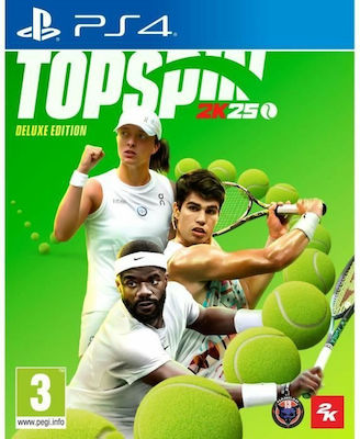 TopSpin 2K25 Deluxe Edition PS4 Game (French Cover)