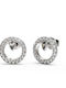 Guess Stud Earrings Made of Steel with Stones