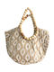 Handgefertigte Indische Tasche für Damen Smitha Beige Solo Me Einheitsgröße Acc113