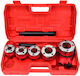 Awtools Pipe Threading Set 5pcs 3/8" 1/2" 3/4" 1" 1-1/4" Case