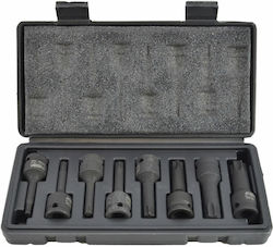 Awtools Schlagschrauber-Einsätze Torx 8tlg. Black Line