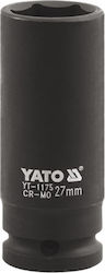 Yato 1" Long Hex Impact Socket 27mm