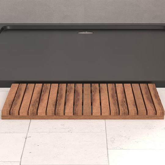 5Five Πατάκι Μπάνιου Ξύλινο F-v Acacia 200144 Μπεζ 36x53εκ. 5Five Πατάκι Μπάνιου Ξύλινο F-v Acacia 200144 Μπεζ 36x53εκ.
